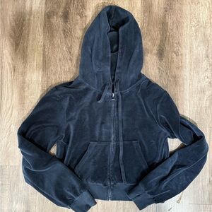 Brandy Melville Navy Hooded Jacket